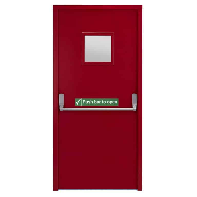 Fireproof door corridor
